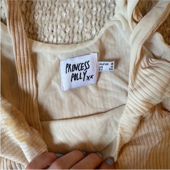 Princess Polly ribbed bodysuit - Picture 2 of 2